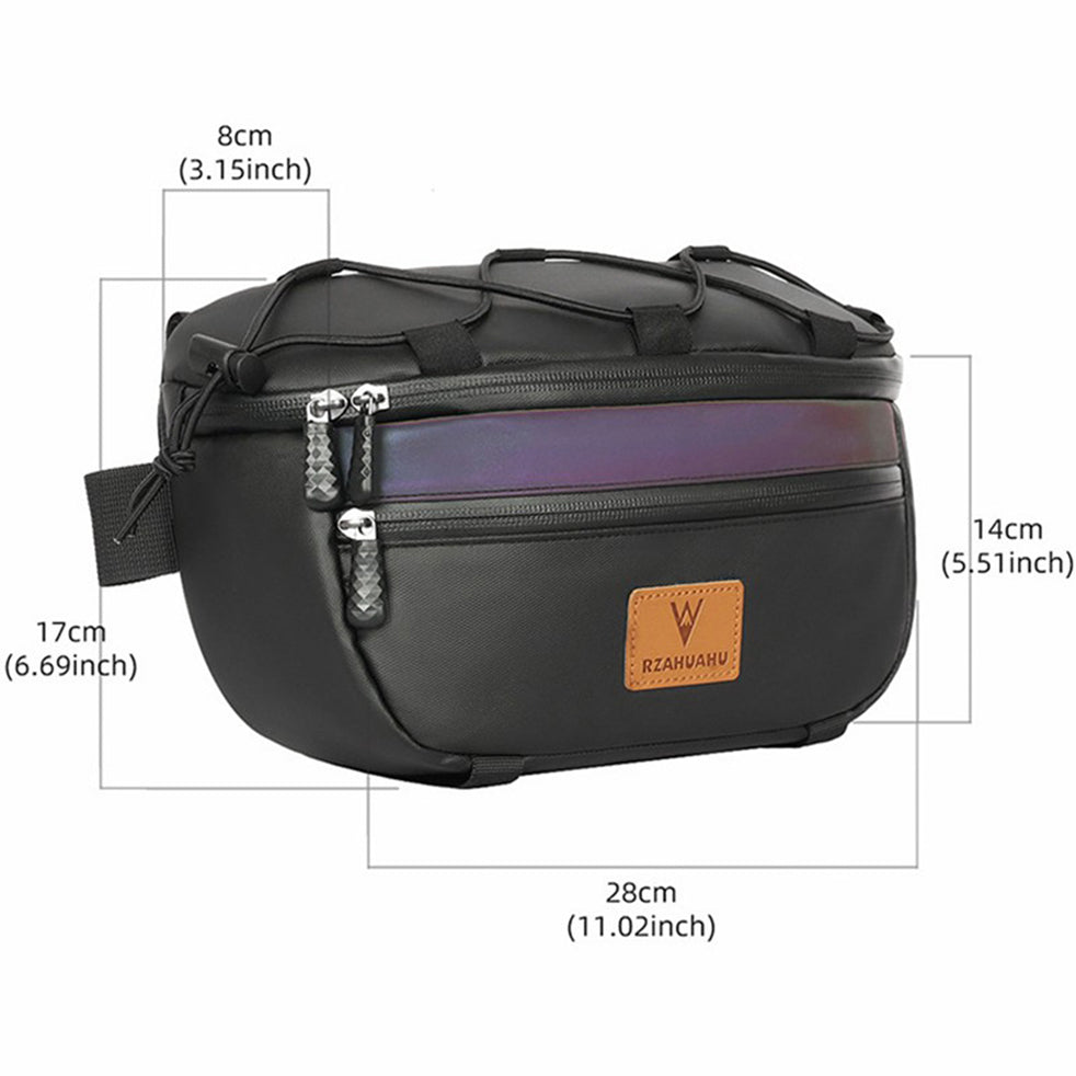 RZAHUAHU 597 3L Bicycle Handlebar Bag Waterproof Cycling Front Storage Bag RZAHUAHU 597 3L Bicycle Handlebar Bag Waterproof Cycling Front Storage Bag